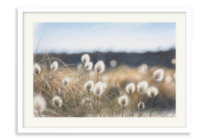 White Frame A4 -  21 x 29.7 cm (+£125.00)